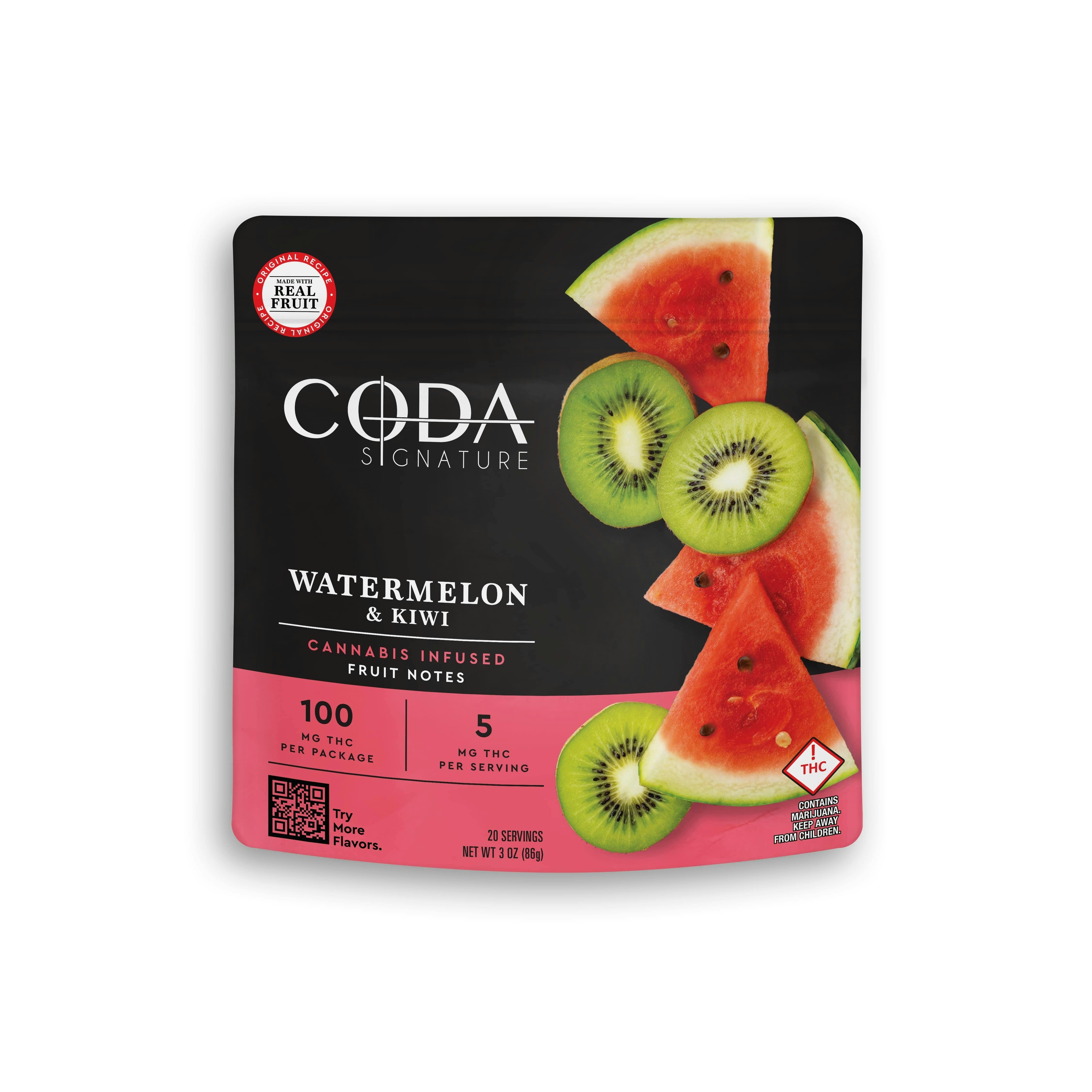 Watermelon & Kiwi [20pk] (100mg THC)