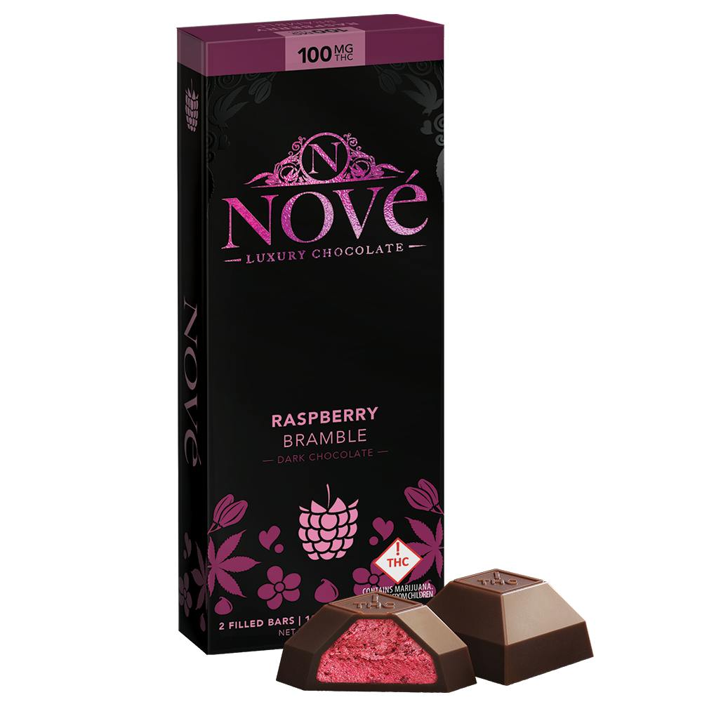 Raspberry Bramble [10pk] (100mg) | Nové - Luxury Chocolates