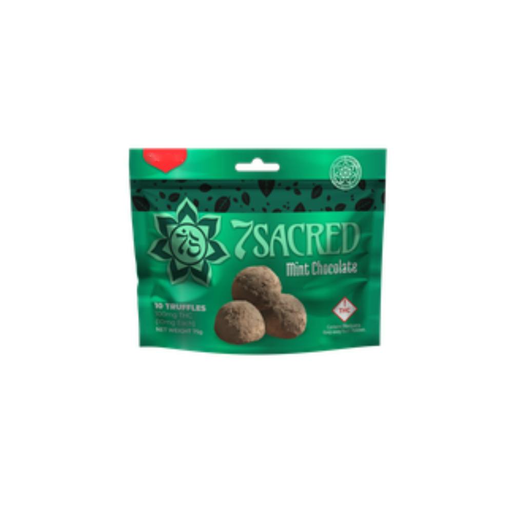 Mint Choco Truffles - Indica (100mg) cannabis product