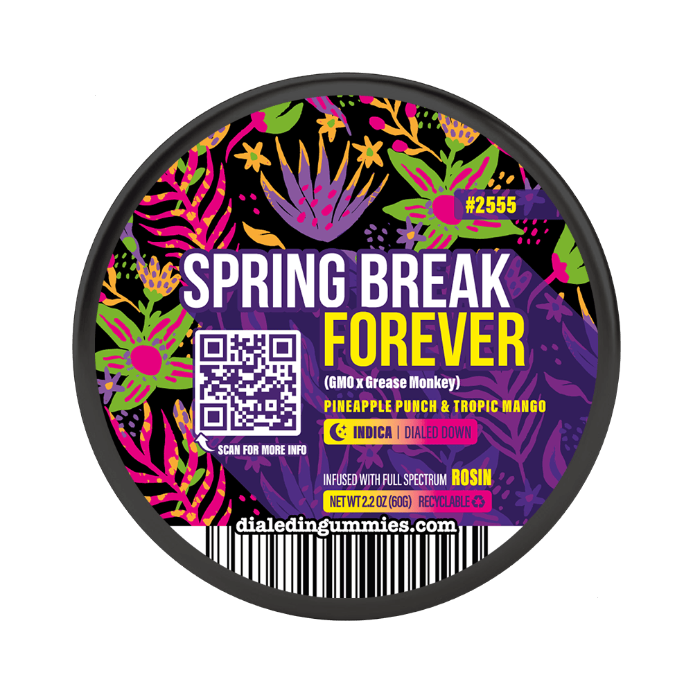 100mg - Spring Break Forever #2555 - Rosin Gummies (10pk)