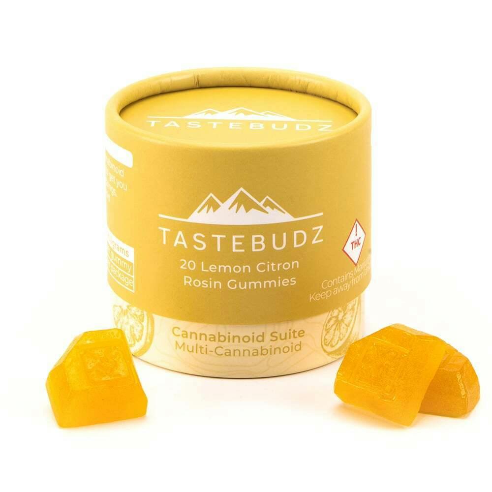 Lemon Citron Daily Rituals Rosin Gummies 20pk | THCV | CBC | CBG | CBD | THC | | TasteBudz - Gummies