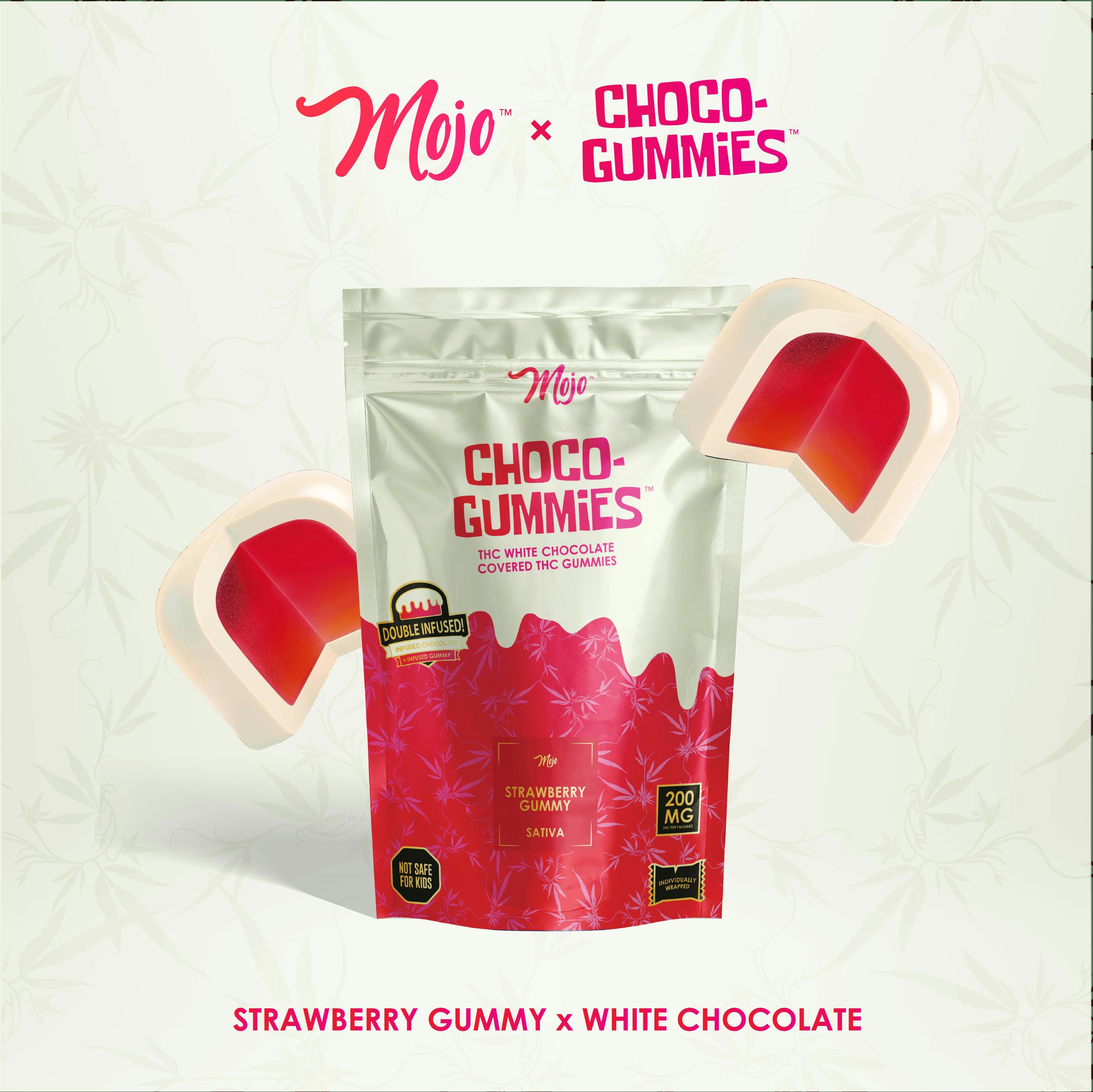 White Chocolate Strawberry Gummies