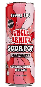Strawberry Soda Pop | Carbonated | 100mg | 12oz