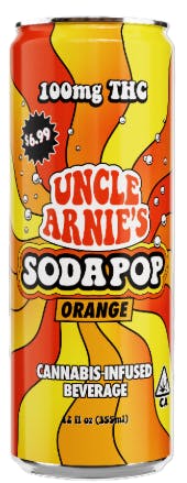 Orange Soda Pop | Carbonated | 100mg | 12oz