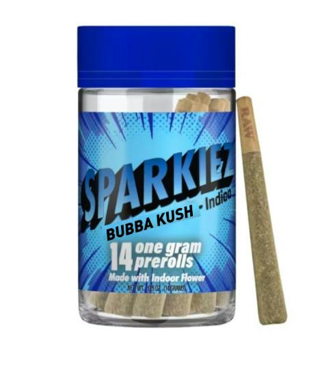 Sparkiez | Bubba Kush | Pre-rolls | 1g each | 14pk