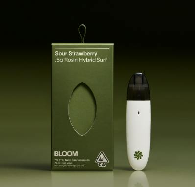 Bloom Rosin Surf All-In-One 1000mg | Sour Strawberry