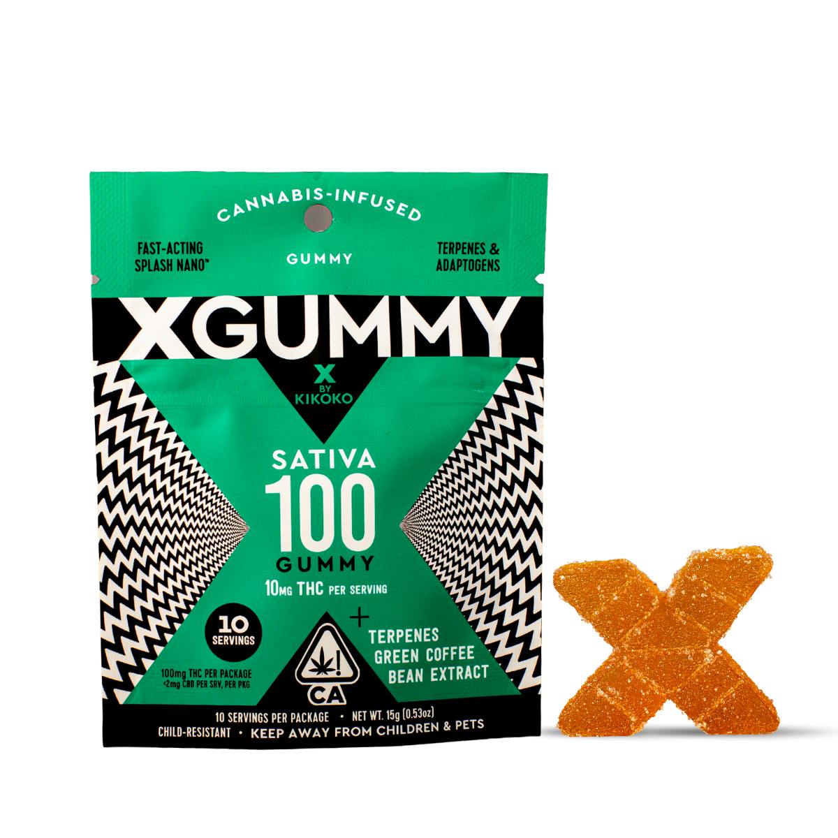 Sativa | 100MG | Gummy | Kikoko