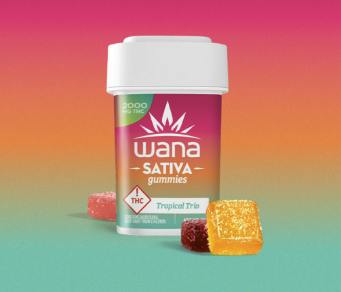 Wana 2000MG Tropical Trio Sativa(M) cannabis product