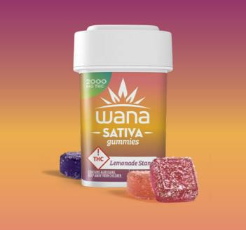 Wana 2000MG Lemonade Stand Hybrid(M) cannabis product