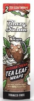 Russian Cream Tea Leaf Wraps | Rolling Papers | Accessories | 2pk