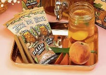 Blazy Susan Peach Tea Leaf Cones