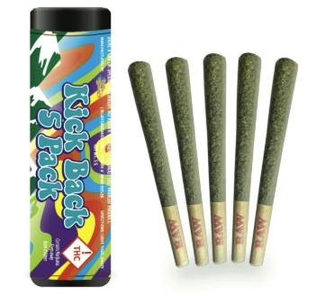 Kickback -5g Pack Joints - White 99 cannabis product