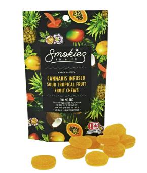 Sour Tropical Sativa Gummies (100mg) (R)