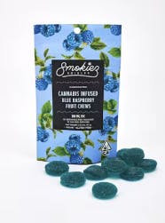 Smokiez Blue Raspberry Indica Gummies (1000mg) (M)