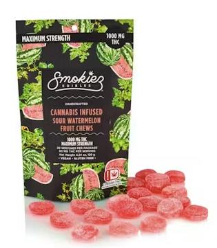 Smokiez Watermelon Hybrid Gummies (1000mg) (M)