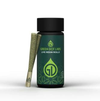 Sour Power x Jetpack Live Resin Rolls 5-Pk - Green Dot Labs (R)