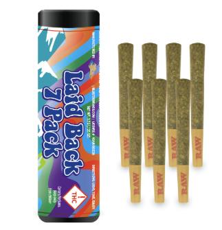 Watermelon Martini Laid-Back 7-Pack Joints - Cali Blaze