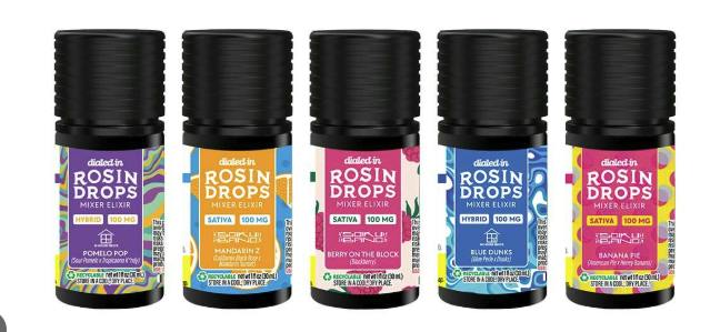 Dialed In | LTO | Rosin Drops | Hybrid | Tally Berry | 100mg