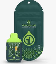 N2O 1000mg Live Resin AIO - Green Dot Labs