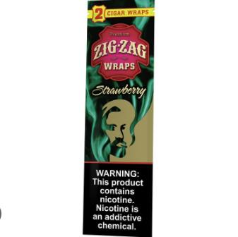 Zig Zag Strawberry Blunt Wraps