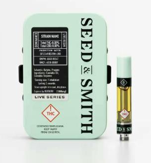 Scotch and Soda 1000mg Live Resin Cartridge - Seed & Smith (R)