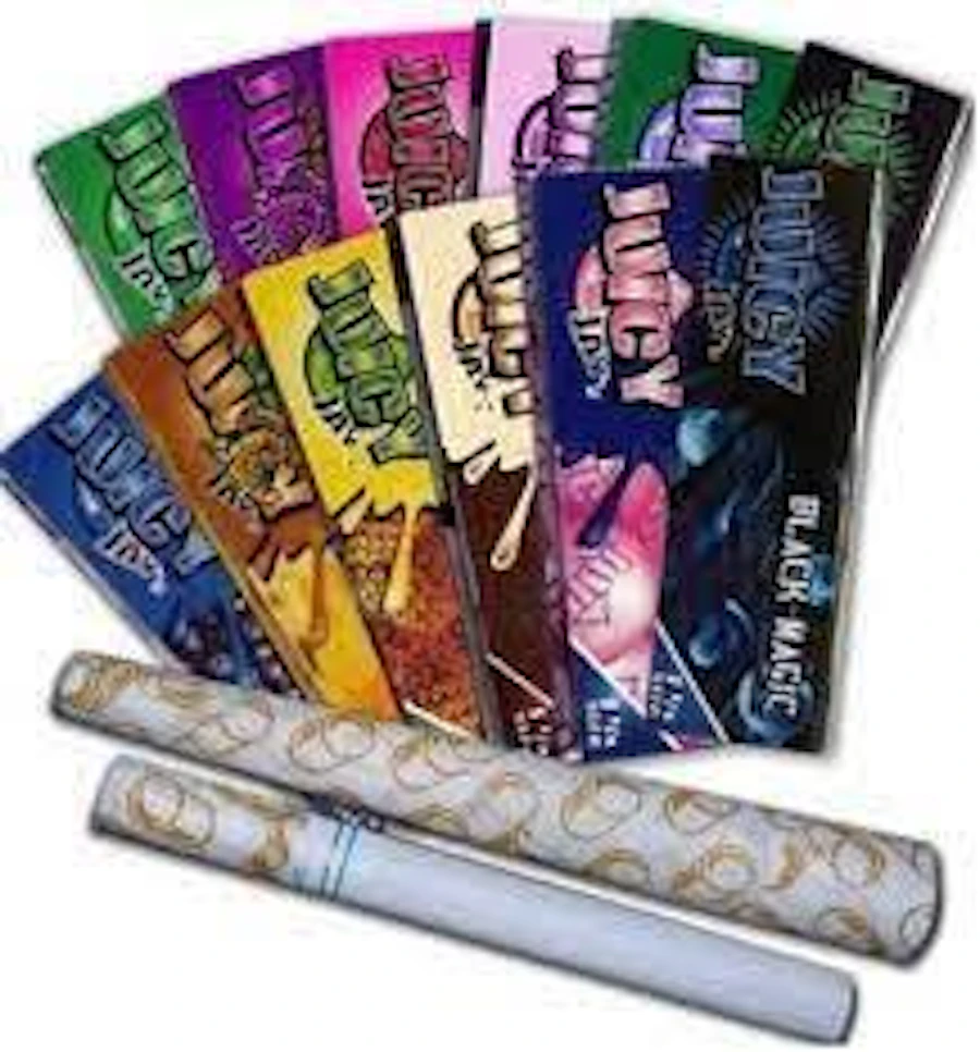 Juicy Hemp Papers — rolling papers listed on the Herbs 4 You menu
