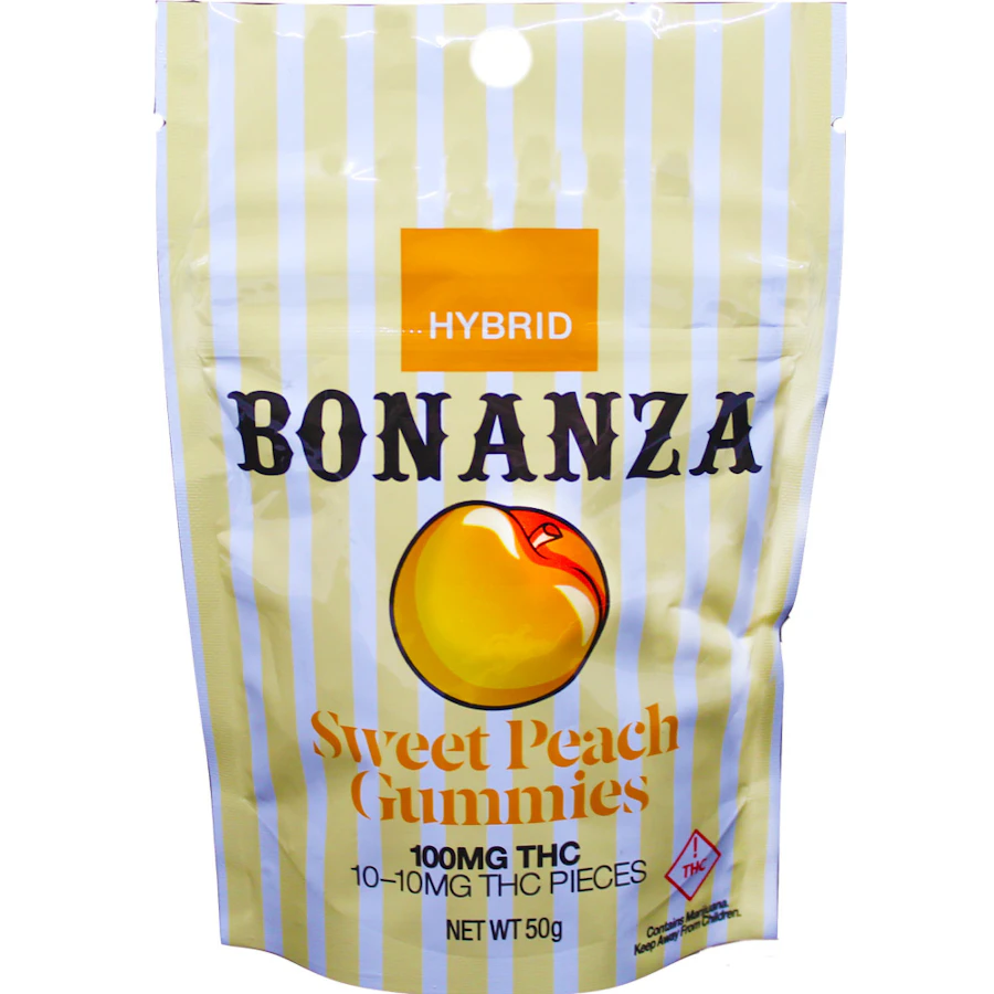 Boosted Gummies Sweet Peach Hybrid — gummies listed on the Herbs 4 You menu