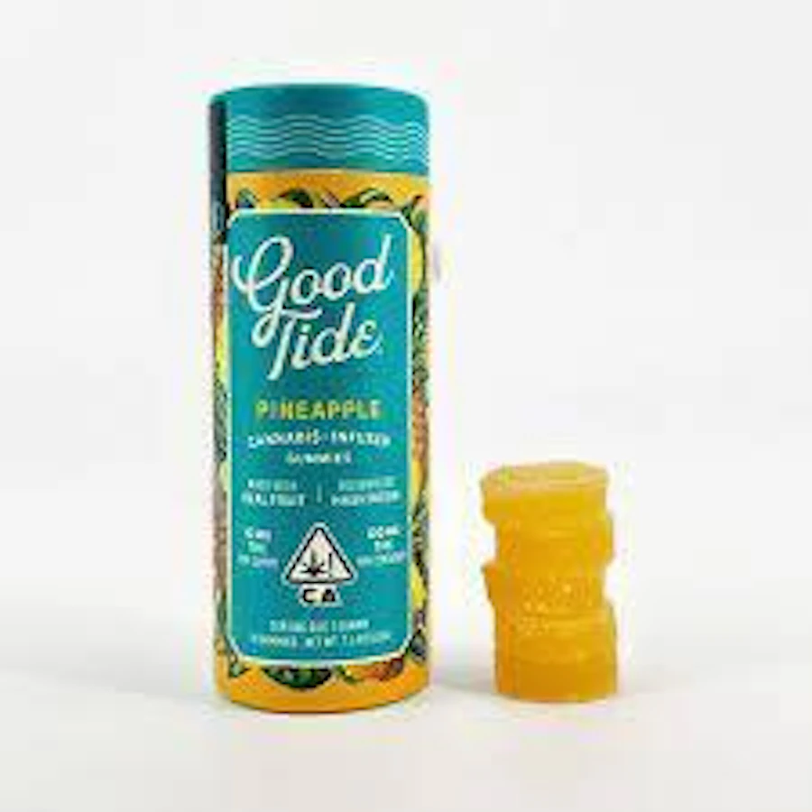 Pineapple Solventless Hash Rosin Gummies | Uplifting — gummies listed on the Herbs 4 You menu