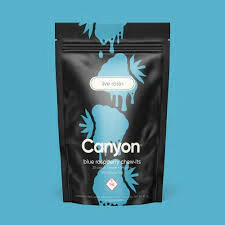 CANYON: Blue Raspberry Rosin Chew-Its — gummies listed on the Herbs 4 You menu