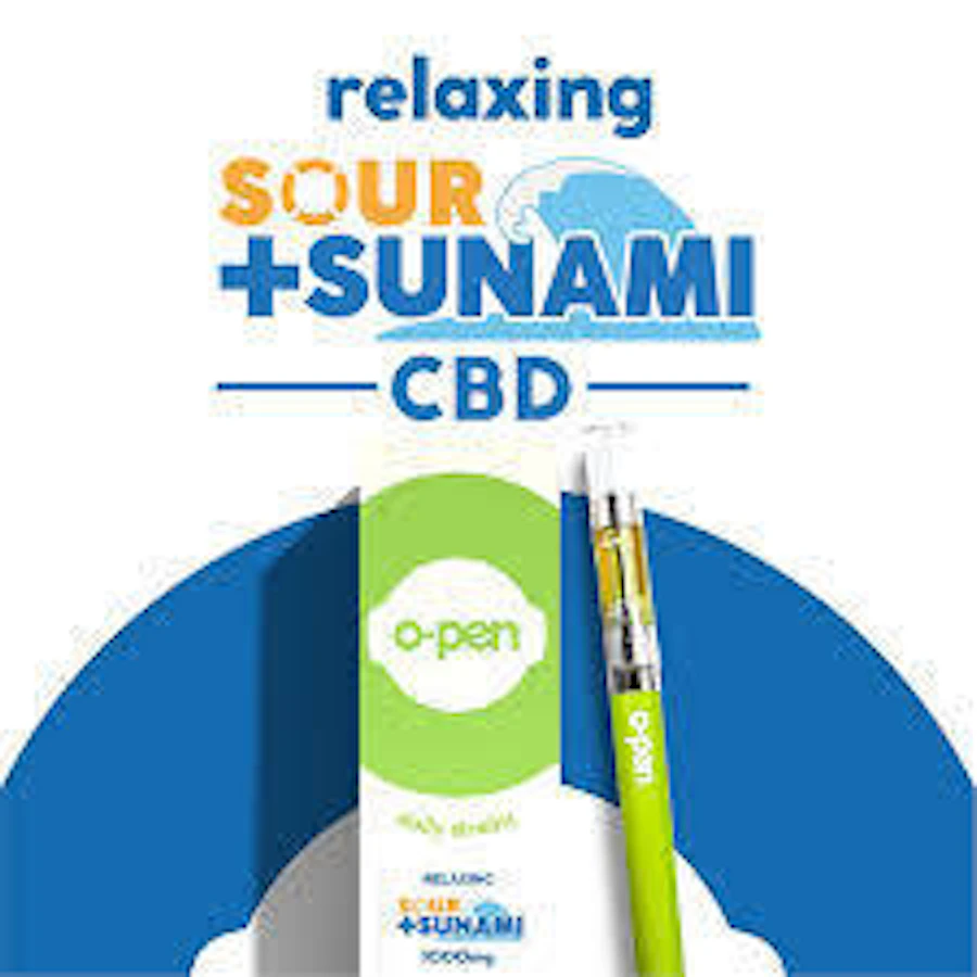 Sour Tsunami (CBD) Daily Strains 1000MG — cartridge listed on the Herbs 4 You menu