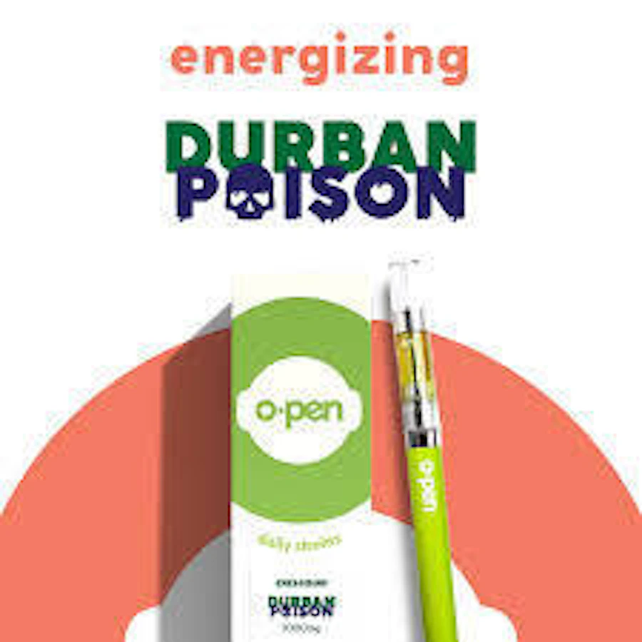 Daily Strains - Durban Poison Cartridge 1g — cartridge listed on the Herbs 4 You menu