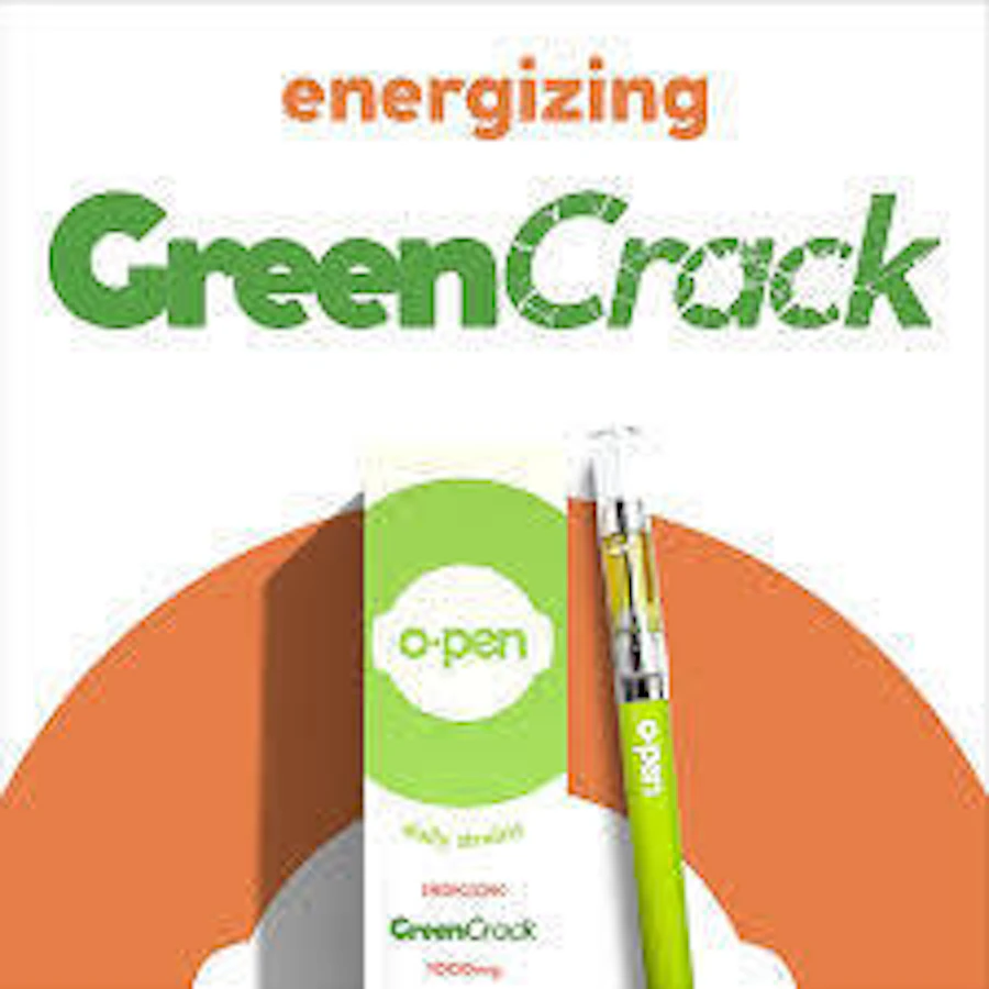 Green Crack Daily Strains 1000mg — cartridge listed on the Herbs 4 You menu