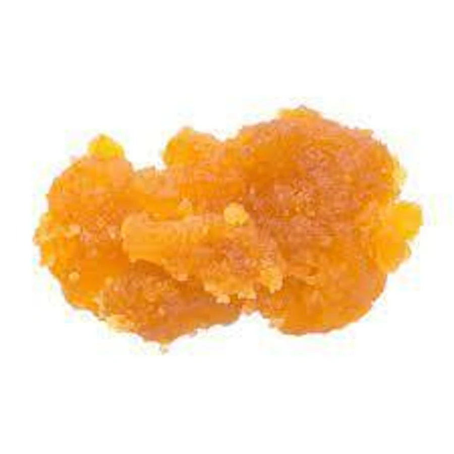 Solvent packaging shown for Mega Pie Live Resin on the Herbs 4 You menu
