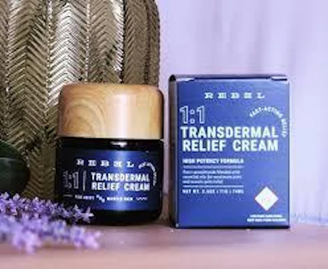 Rebel - 1:1 Transdermal Relief Cream — balms listed on the Herbs 4 You menu