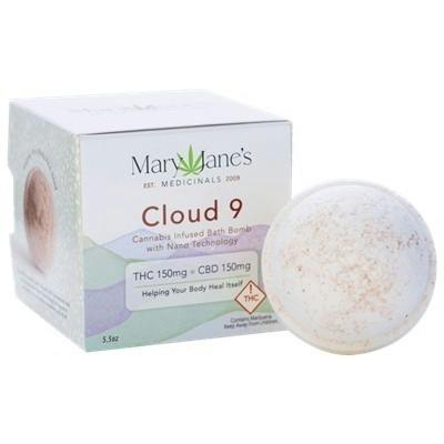 Mary Jane's Medicinals Cloud 9 Bath Bomb 150 THC:CBD:CBN