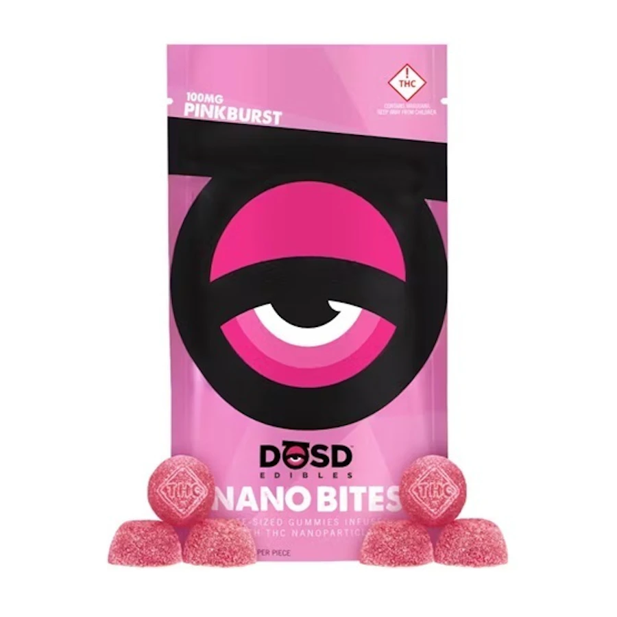Nano Bites - Pinkburst 100mg — gummies listed on the Herbs 4 You menu