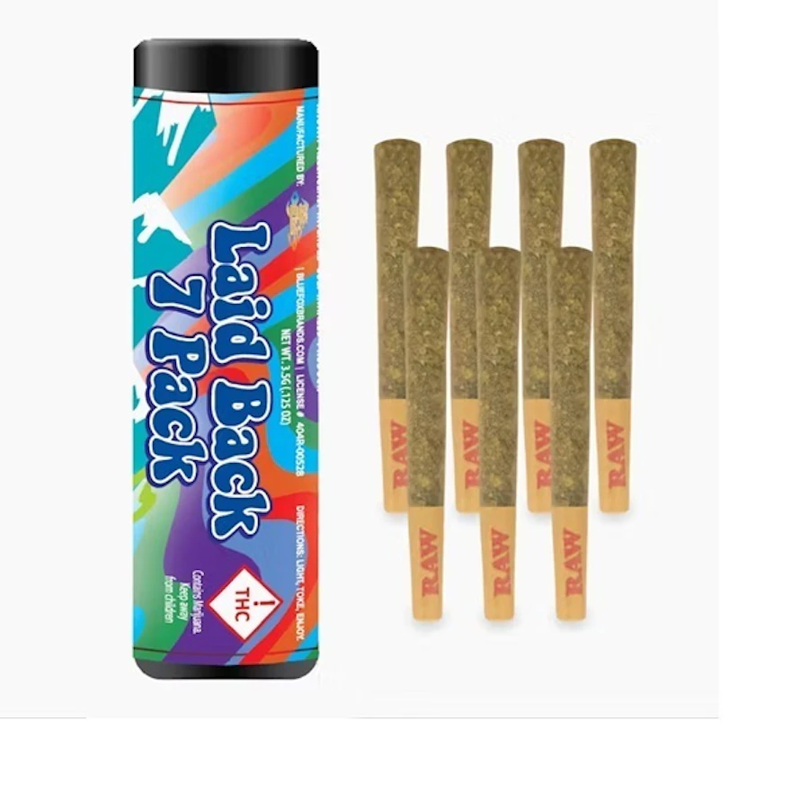 Laid Back | Durban Poison | Minis | 0.5g each | 7pk — minis listed on the Herbs 4 You menu