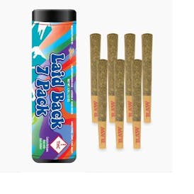 Laid Back Durban Cookies Sativa 7 Pack .5g Joints