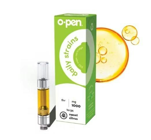O.pen | Sleepy Blackberry Kush | Daily Strains Cartridge | 1g