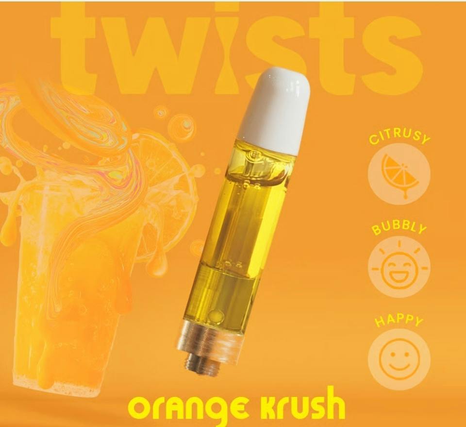 Orange Krush Flavor - "Twists" Cartridge (1000mg) - by Oil® by Craft Concentrates
