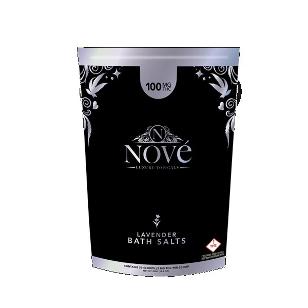 Nove Lavender Bath Salts 500MG — therapeutics listed on the Herbs 4 You menu