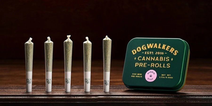Minis packaging shown for Dogwalkers Joints 10PK (3.5G) - Cosmic Chrome (H) on the Herbs 4 You menu