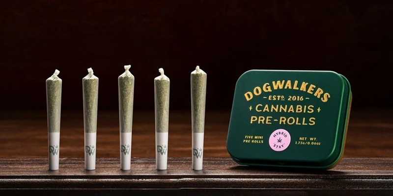 Minis packaging shown for Dogwalkers Joints 10PK (3.5G) - Merlot Pop (I) on the Herbs 4 You menu