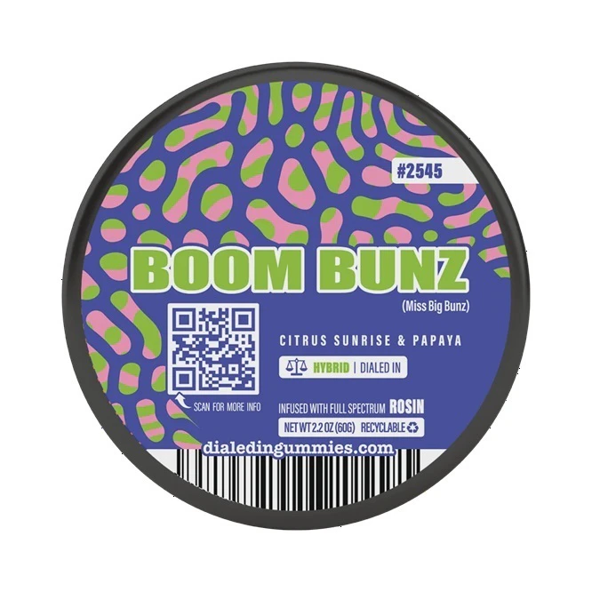 Dialed In - Strawguava Cream (Batch #2654) — gummies listed on the Herbs 4 You menu
