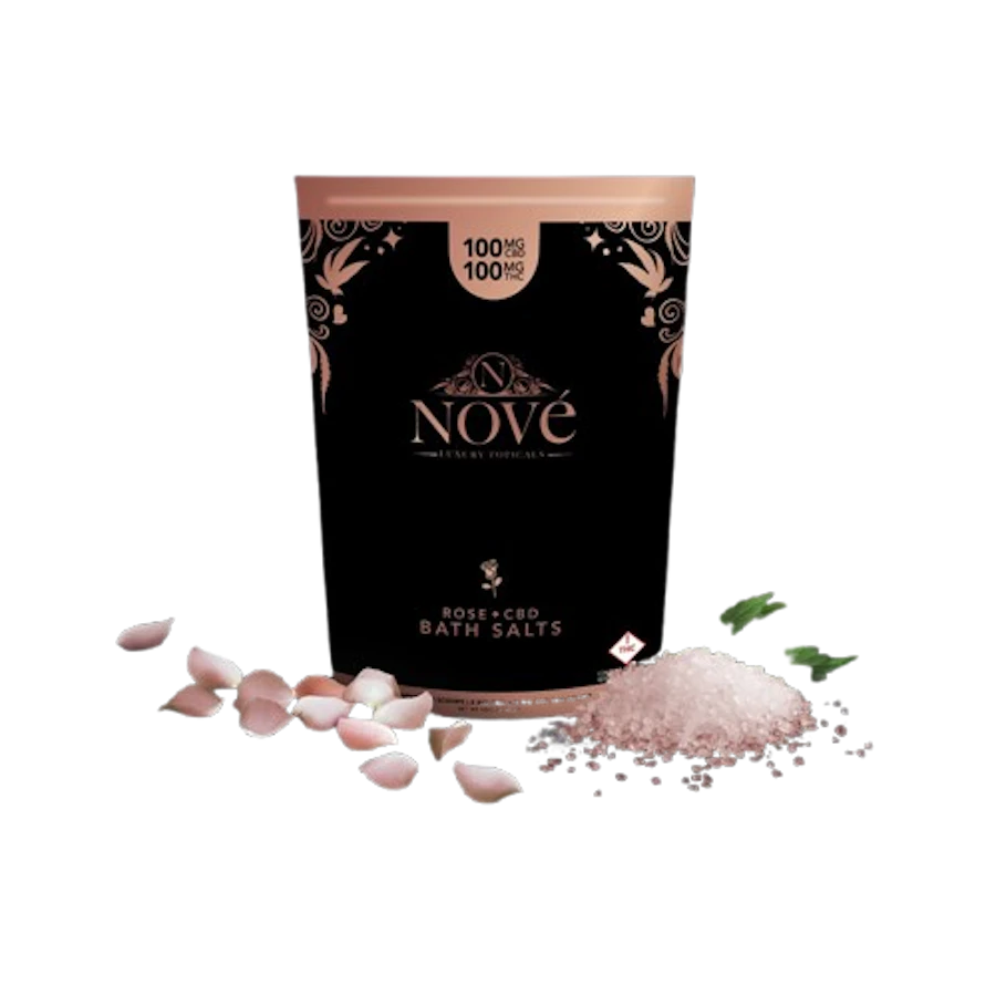 Nove Rose Bath Salts 500MG/500MG — bath listed on the Herbs 4 You menu