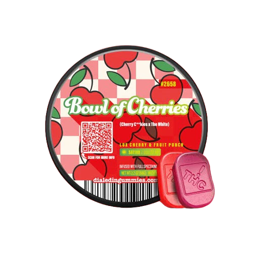 Dialed In -Bowl of Cherries (2658) — gummies listed on the Herbs 4 You menu