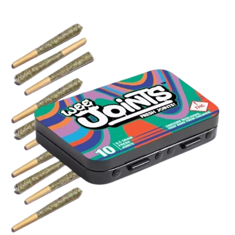 Joints packaging shown for Wee Joints - Yule Be High (I) 5g 10 pack on the Herbs 4 You menu