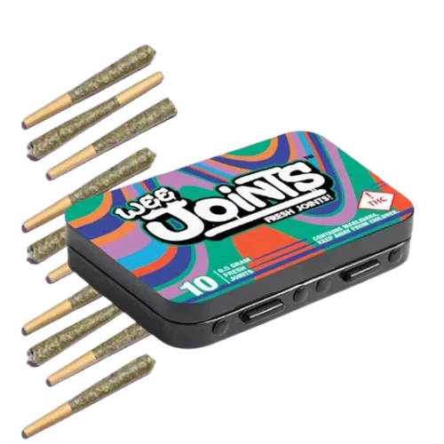 Minis packaging shown for Wee Joints - Strawberry Blast (S) 5g 10 pack on the Herbs 4 You menu