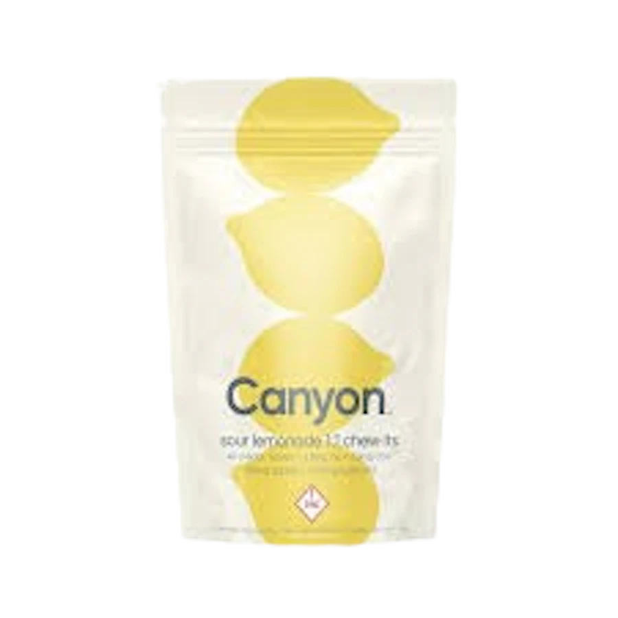 CANYON: Sour Lemonade 1:1 Chew-Its 100MG — gummies listed on the Herbs 4 You menu