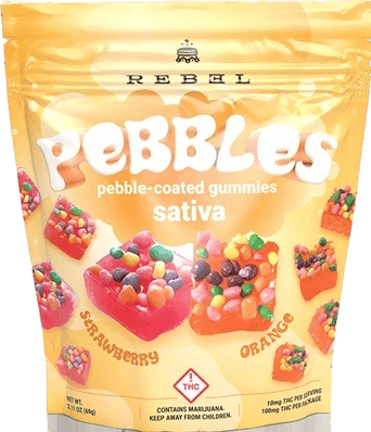 Rebel - Sativa Pebbles Gummies 100mg